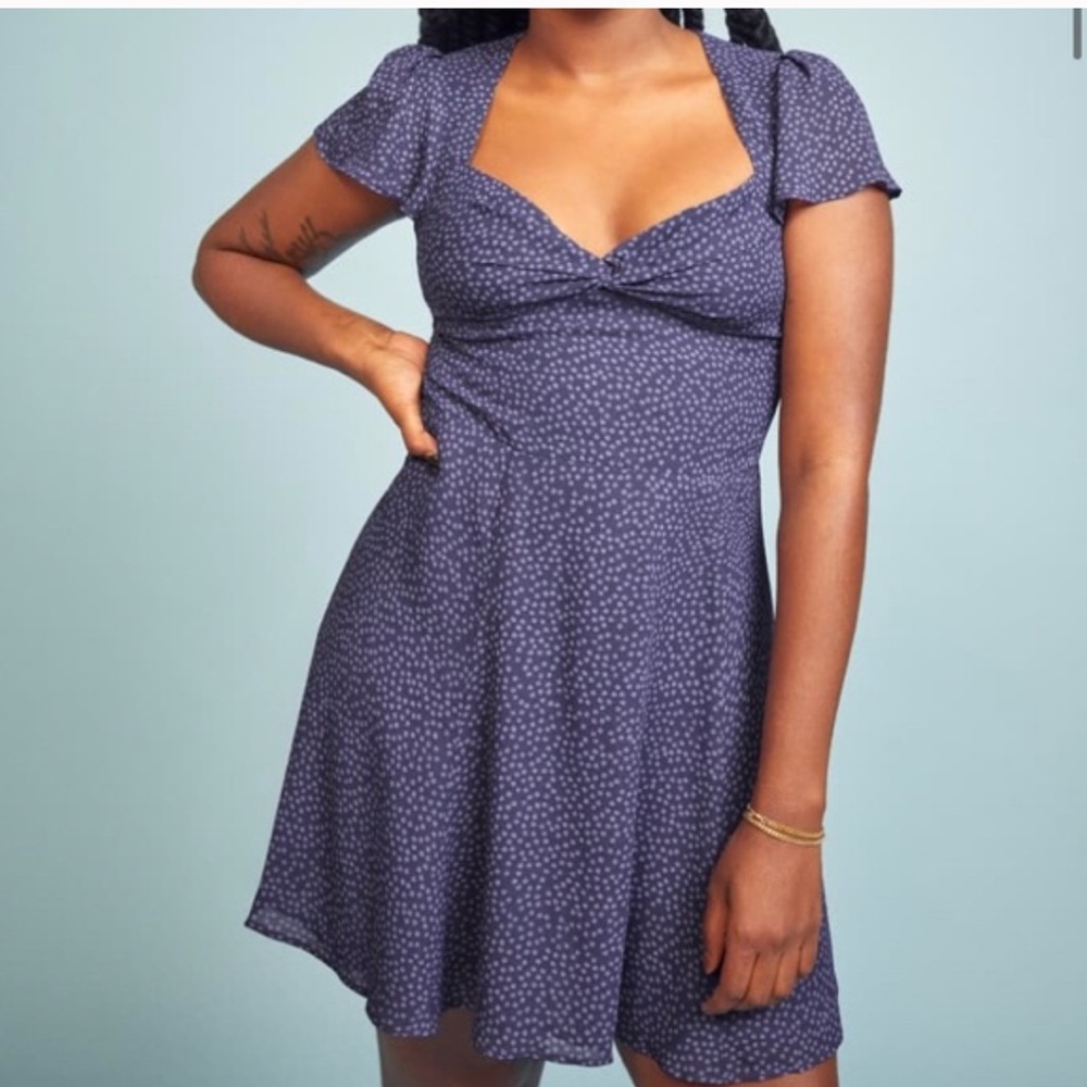 Reformation Kenni Dress in Hyacinth, size 2